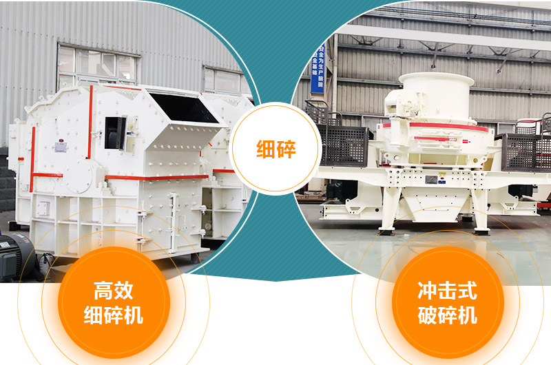 細碎：細碎機、沖擊式破碎機